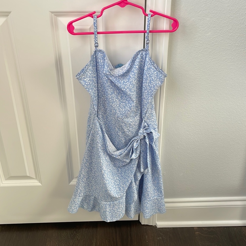 Shein girls blue dress